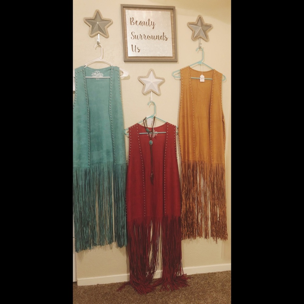Studded duster